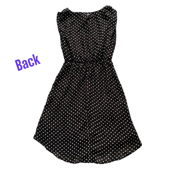 Maurices Dresses & Skirts - Maurices  black with white polkadot dress size small